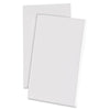 Ampad Recycled Glue Top Scratch Pad - 100 Sheets - Plain - Glued - Unruled Front Ruling - 15 lb Basis Weight - 3'' x 5'' Sheet Size - 0.31'' Height x 4'' Width x 6'' Length - White Paper - Rigid, Chipboard