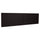 Lorell Fortress Modular Series Stack-On Hutch Door Kit - 60'' Width - Lockable, Reinforced - Steel - Black