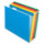 Pendaflex 1/5 Tab Cut Letter Recycled Hanging Folder - 8 1/2'' x 11'' - Assorted - 100% Recycled - 25 / Box