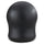 Safco Zenergy Vinyl Swivel Ball Chair - Black Vinyl - Polyester - 1 Each
