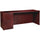 Lorell Prominence 2.0 Left-Pedestal Credenza - 72'' x 24''29'' , 1'' Top - 2 x File Drawer(s) - Single Pedestal on Left Side - Band Edge - Material: Particleboard - Finish: Thermofused Melamine (TFM)