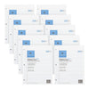 Sparco Notebook Filler Paper - Letter - 200 Sheets - Ruled Red Margin - 16 lb Basis Weight - Letter - 8 1/2'' x 11'' Sheet Size - White Paper - Subject - 200/Pack - 10 / Bundle