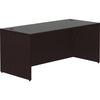 Lorell Essentials Series Rectangular Desk Shell - 66'' x 30''29.5'' Desk Shell, 1'' Top - Finish: Espresso