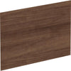 Lorell Adaptable Panel Divider - 24'' Width x 2'' Height x 37'' Depth - Aluminum - Walnut - 1 Each