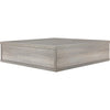 Lorell Contemporary Reception Collection Sectional Tabletop - 25.3'' x 25.5''6.6'' - Finish: Weathered Charcoal, Laminate