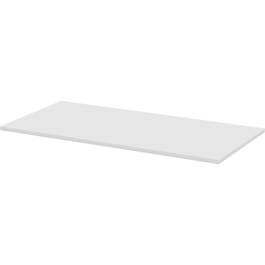 Lorell Training Tabletop - White Rectangle Top - 60'' Table Top Length x 30'' Table Top Width x 1'' Table Top ThicknessAssembly Required - Particleboard, Melamine Top Material - 1 Each