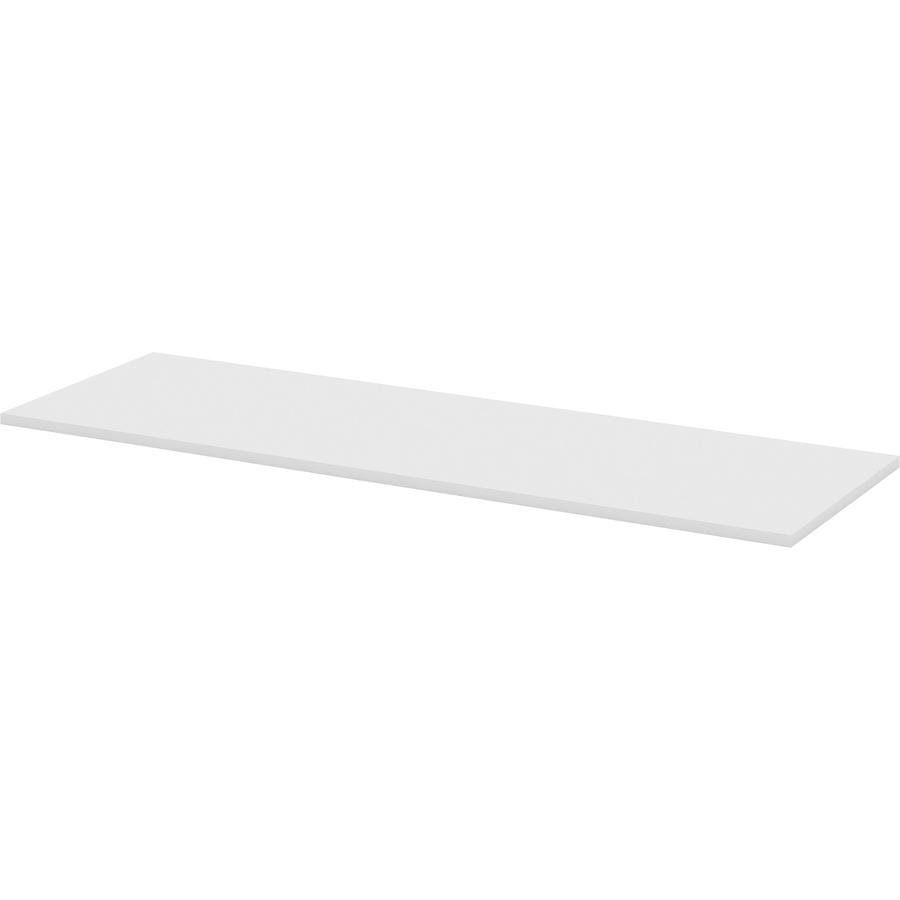 Lorell Training Tabletop - White Rectangle Top - 72'' Table Top Length x 24'' Table Top Width x 1'' Table Top ThicknessAssembly Required - Particleboard, Melamine Top Material - 1 Each