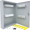 Huron Slotted Heavy-duty Key Cabinet - Keyhole Slot, Heavy Duty, Durable - Gray - Steel