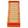 ControlTek Coin Trays for Quarters - Stackable - 10 Coin Compartment(s) - Orange - Plastic - 4 / Pack - CONTROLTEK
