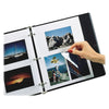C-Line Redi-Mount Ring Binder Photo Mounting Sheets - Clear Overlay, White Page, 11 x 9, 50/BX, 85050