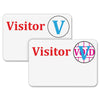C-Line Time's Up! Self-Expiring Visitor Badges - One Day Spot Badge, Peel & Stick, 3 x 2, 100/BX, 97004