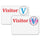 C-Line Time's Up! Self-Expiring Visitor Badges - One Day Spot Badge, Peel & Stick, 3 x 2, 100/BX, 97004