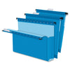 Pendaflex SureHook Legal Recycled Hanging Folder - 8 1/2'' x 14'' - 3'' Expansion - Blue - Slip Resistant, Flexible, Durable - 10% Recycled - 25 / Box