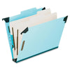 Pendaflex Legal Recycled Classification Folder - 8 1/2'' x 14'' - 2'' Expansion - 2 3/4'' Fastener Capacity for Folder - 2 Divider(s) - Pressboard, Tyvek - Blue - 65% Recycled