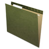 Pendaflex Essentials 1/3 Tab Cut Letter Recycled Hanging Folder - 8 1/2'' x 11'' - Standard Green - 100% Recycled - 25 / Box