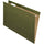 Pendaflex Essentials 1/5 Tab Cut Legal Recycled Hanging Folder - 8 1/2'' x 14'' - Standard Green - 100% Recycled - 25 / Box