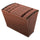 Pendaflex Letter Recycled Expanding File - 8 1/2'' x 11'' - 21 Pocket(s) - Red Fiber - Red Fiber - 100% Recycled - 1 Each