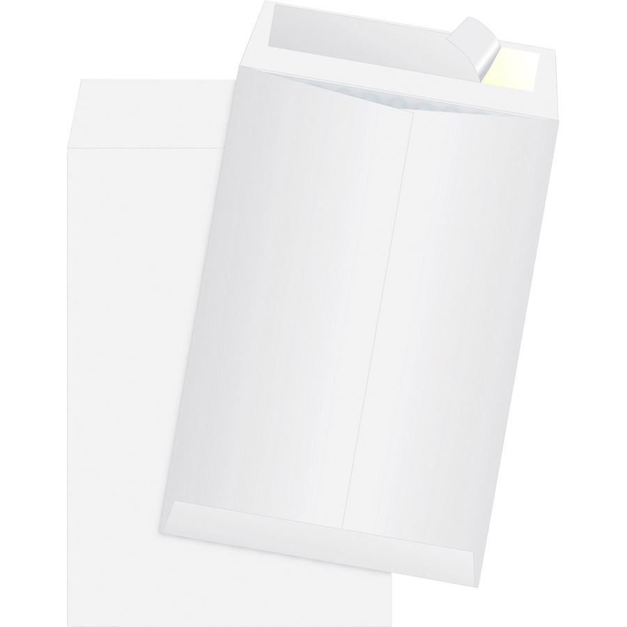 Quality Park Survivor Plus Tyvek Bubble Mailers - Bubble - 6 1/2'' Width x 9 1/2'' Length - Self-sealing - Tyvek - 25 / Box - White - SURVIVOR