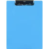 Saunders Acrylic Clipboard - 0.50'' Clip Capacity - 9'' x 12'' - Acrylic - Blue - 1 Each