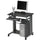 Mayline Mobile Workstation - For - Table TopRectangle Top - 29.75'' Height x 29.75'' Width x 23.50'' Depth - Assembly Required - Charcoal Black - Steel - 1 Each - Safco
