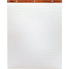 TOPS Horizontal Ruled Easel Pads - 50 Sheets - Stapled/Glued - 15 lb Basis Weight - 27'' x 34'' Sheet Size - White Paper - Perforated, Punched - 2 / Carton
