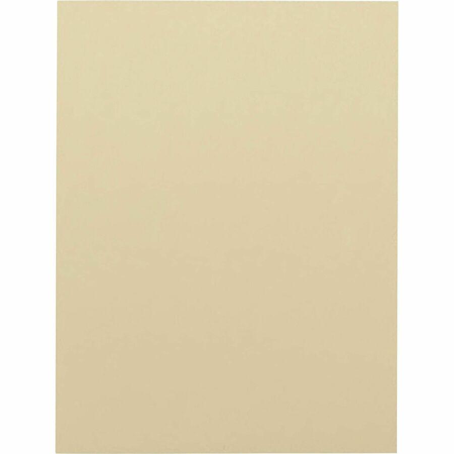 Pacon Drawing Paper - 500 Sheets - 12'' x 18'' - Manila Paper - Mediumweight - 500 / Ream