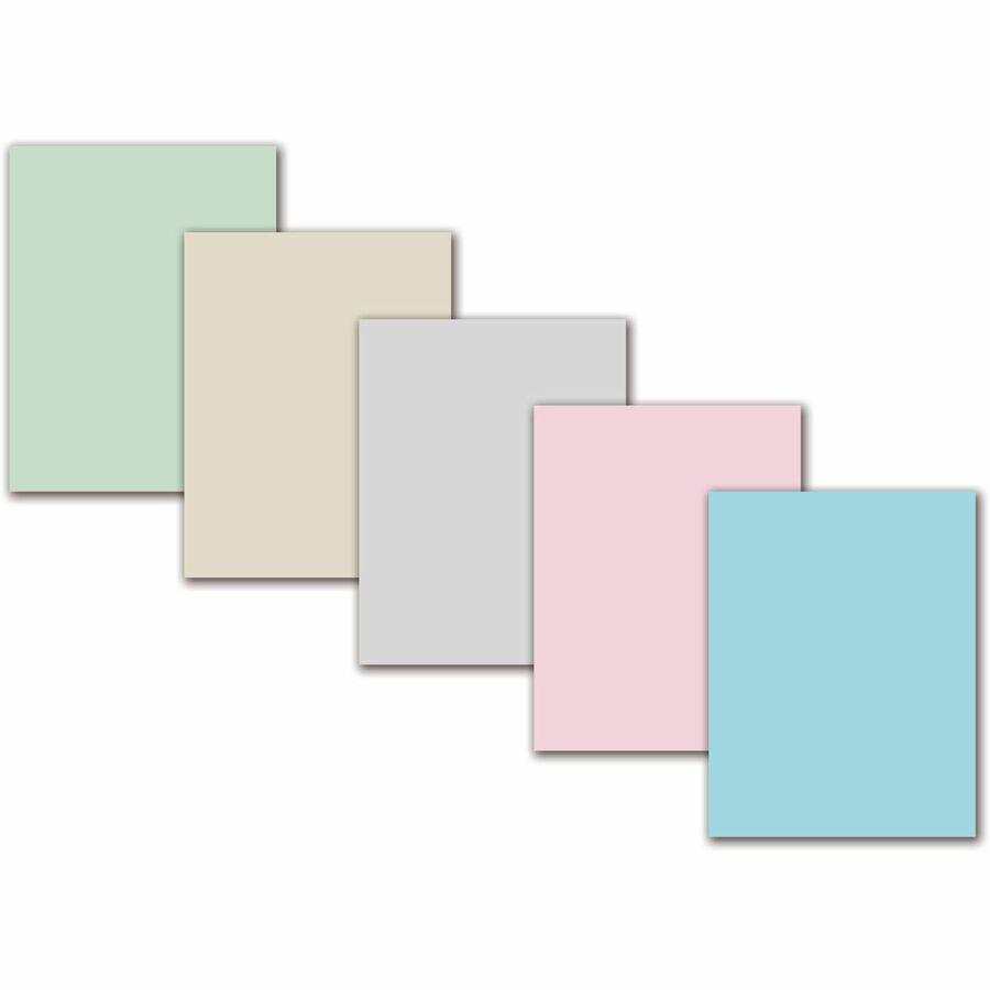 Pacon Pastel Multipurpose Paper - Pastel - Letter - 8 1/2'' x 11'' - 20 lb Basis Weight - 500 / Ream - Sustainable Forestry Initiative (SFI) - Pastel Lilac, Pastel Gray, Pastel Ivory, Pastel Sky Blue, P