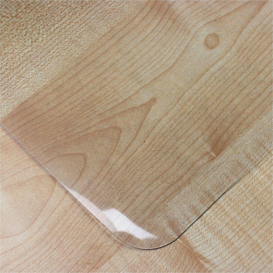 Lorell Crystal-clear Desk Pad - Rectangular - 24'' Width x 19'' Depth - Polyvinyl Chloride (PVC) - Clear