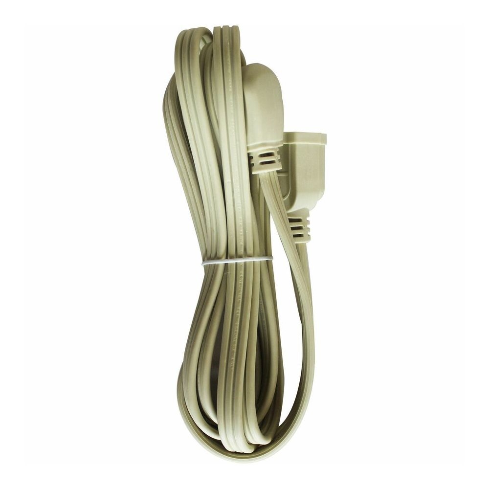 Compucessory Heavy Duty Indoor Extension Cord - 14 Gauge - 125 V AC / 15 A - Beige - 9 ft Cord Length - 1 Each
