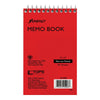 Ampad Topbound Memo Notebooks - 50 Sheets - Wire Bound - 3'' x 5'' Sheet Size - White Paper - Assorted Pressboard Cover - Rigid, Mediumweight - Recycled - 5 / Bundle