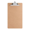 Business Source Hardboard Clipboard - 9'' x 15 1/2'' Sheet Size - Hardboard - Brown - 6 / Bundle