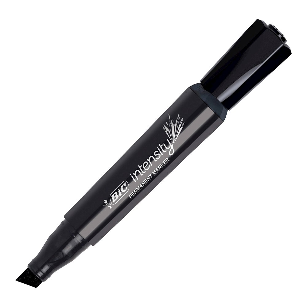 BIC Intensity Permanent Markers - Black Ink - 36 / Pack