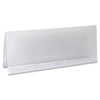 C-Line Heavyweight Rigid Plastic Name Tent Holder - Large Size, 4-1/4 x 11, 25/BX, 87507