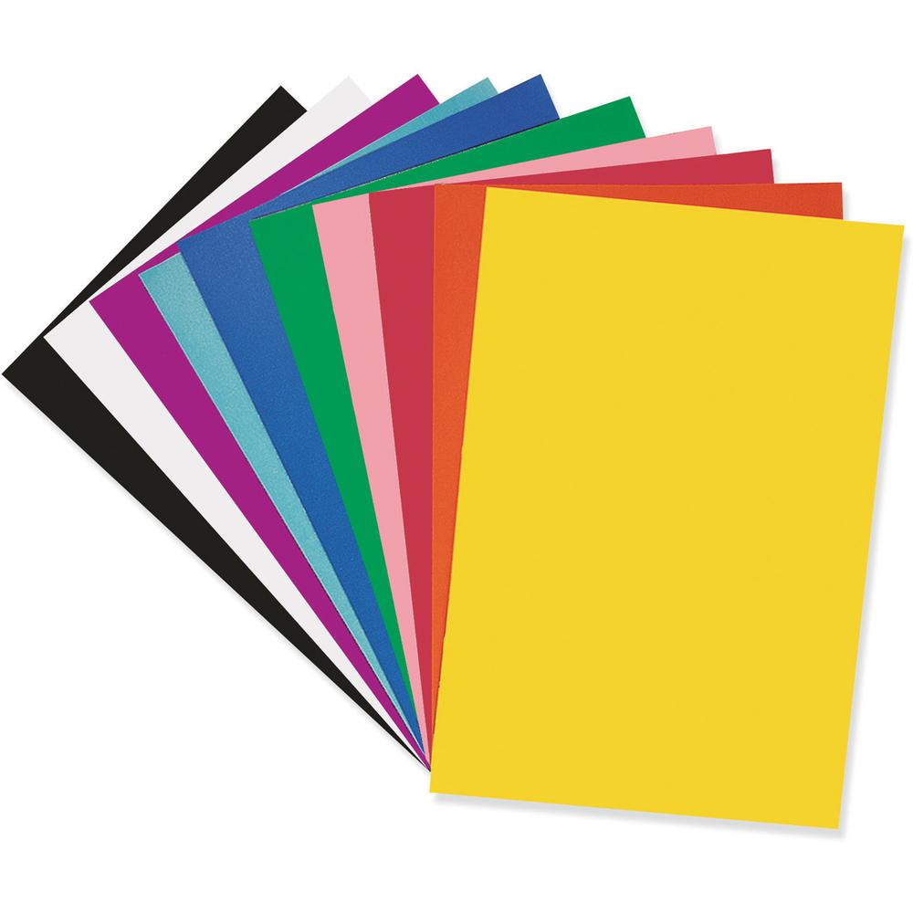 Pacon Poster Board Class Pack - Board and Banner - 22''Width x 28''Length - 50 / Carton - Assorted