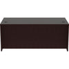 Lorell Essentials Series Rectangular Desk Shell - 72'' x 36''29.5'' Desk Shell, 1'' Top - Finish: Espresso