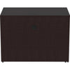 Lorell Essentials Series Return Shell - 42'' x 24''29.5'' Return Shell, 1'' Top - Finish: Espresso