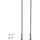 Lorell Adaptable Panel Legs for 71''H Configuration - 18.8'' Width x 2'' Depth x 48.8'' Height - Aluminum - Silver