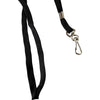 SICURIX Shoelace-style Flat Hook Lanyard - 100 / Box - 36'' Length - Black