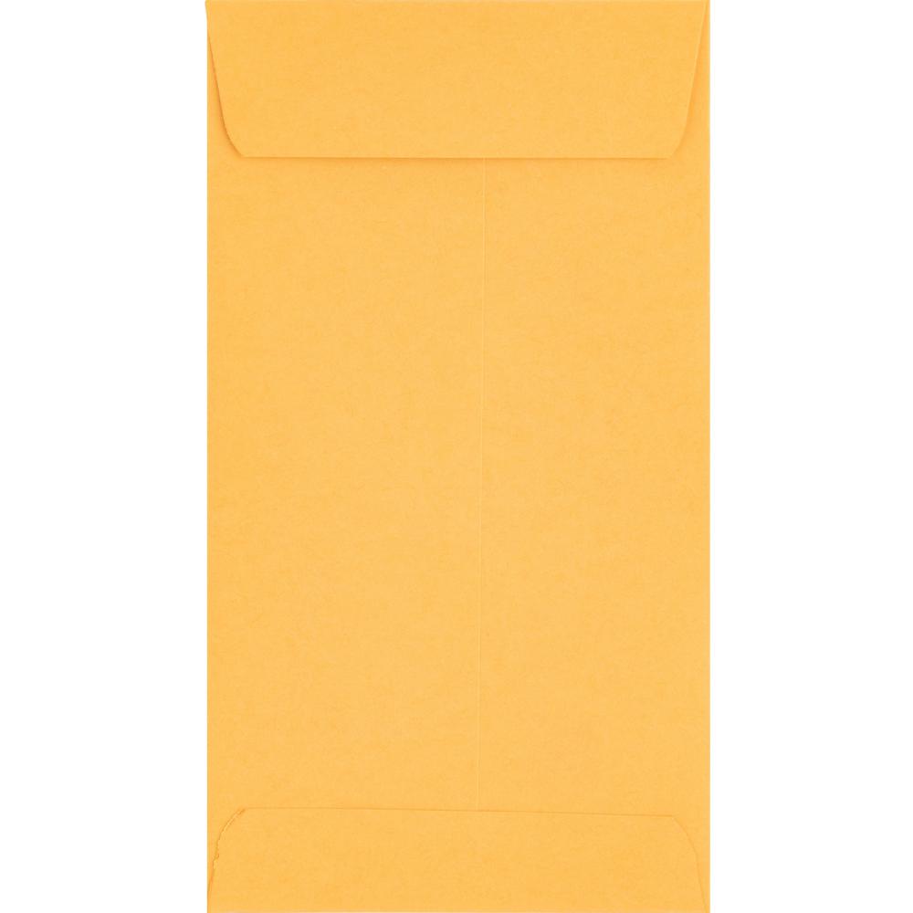 Business Source Little Coin No. 7 Kraft Envelopes - Coin - #7 - 3 1/2'' Width x 6 1/2'' Length - 28 lb - Gummed - Brown Kraft - Kraft - 500 / Box