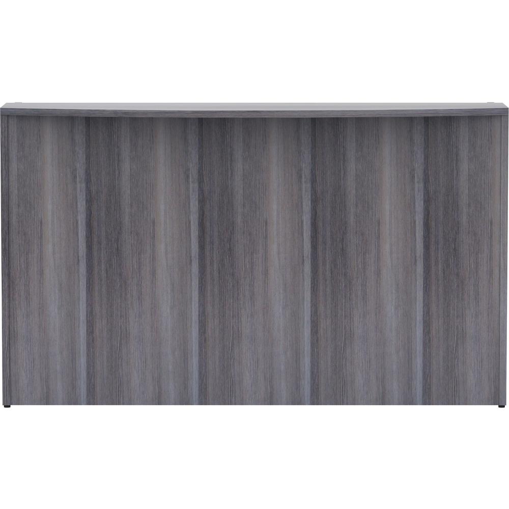Lorell Essentials Series Front Reception Desk - 72'' x 36''42.5'' Desk, 1'' Top - Finish: Weathered Charcoal Laminate