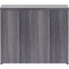 Lorell Essentials Series Box/Box/File Lateral File - 35.5'' x 22''29.5'' Lateral File, 1'' Top - 4 x File, Box Drawer(s) - Finish: Weathered Charcoal Laminate
