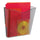 Deflecto Euro-style DocuPocket Wall Pocket - 1 Pocket(s) - 10.25'' Height x 10.87'' Width x 4'' Depth - Smoke - Plastic - 1 Each - deflecto