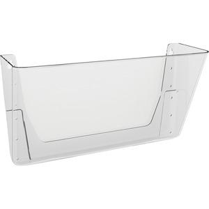 Deflecto EZ Link Stackable DocuPocket - 1 Compartment(s) - 7'' Height x 13'' Width x 4'' Depth - Stackable - Clear - Plastic - 1 Each - deflecto
