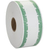 PAP-R Color-coded Coin Machine Wrappers - 1000 ft Length - 1900 Wrap(s)Total $5.0 in 50 Coins of 10¢ Denomination - 15 lb Basis Weight - Kraft - Green, White - 1900 / Roll