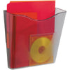 Deflecto Euro-style DocuPocket Wall Pocket - 1 Pocket(s) - 10.25'' Height x 10.87'' Width x 4'' Depth - Smoke - Plastic - 1 Each - deflecto