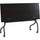 Lorell Flip Top Training Table - Rectangle Top - Four Leg Base - 4 Legs x 60'' Table Top Width x 23.50'' Table Top Depth - 29.50'' Height x 59'' Width x 23.63'' Depth - Assembly Required - Espresso, Black