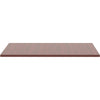 Lorell Revelance Conference Rectangular Tabletop - 59.9'' x 47.3'' x 1'' x 1'' - Material: Laminate - Finish: Mahogany