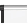 Lorell Dry-Erase Marker Board - 48'' (4 ft) Width x 36'' (3 ft) Height - Porcelain Enameled Steel Surface - Satin Aluminum Frame - Magnetic - Ghost Resistant - 1 Each