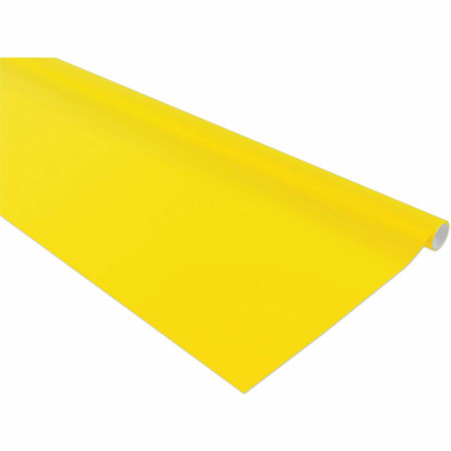 Fadeless Bulletin Board Art Paper - ClassRoom Project, Home Project, Office Project - 48''Width x 50 ftLength - 1 / Roll - Canary - Pacon