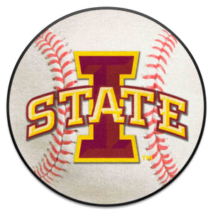 Fanmats - Iowa State University Baseball Mat 27'' diameter